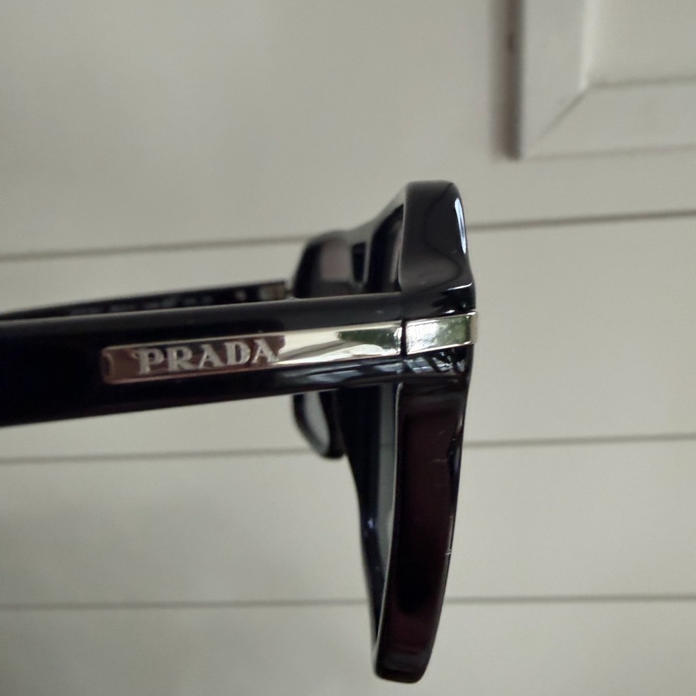 Prada PR 20-YS 5517 Black Sunglasses with Gradient Gray Lenses - Picture 8 of 11